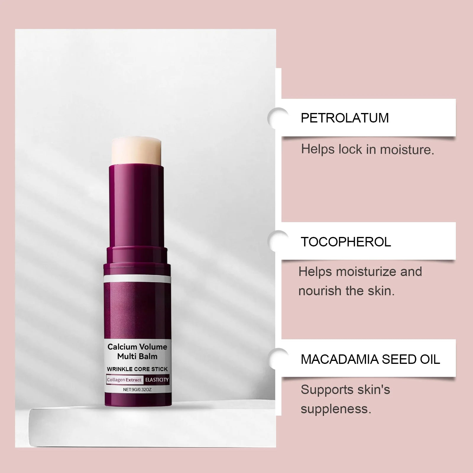 Multi-use Balm Stick for Face Neck Eye Lip Moisturizing Dewy Glow Multi Balm Barrier Support Hydrating Skincare Stick Dry  Skin