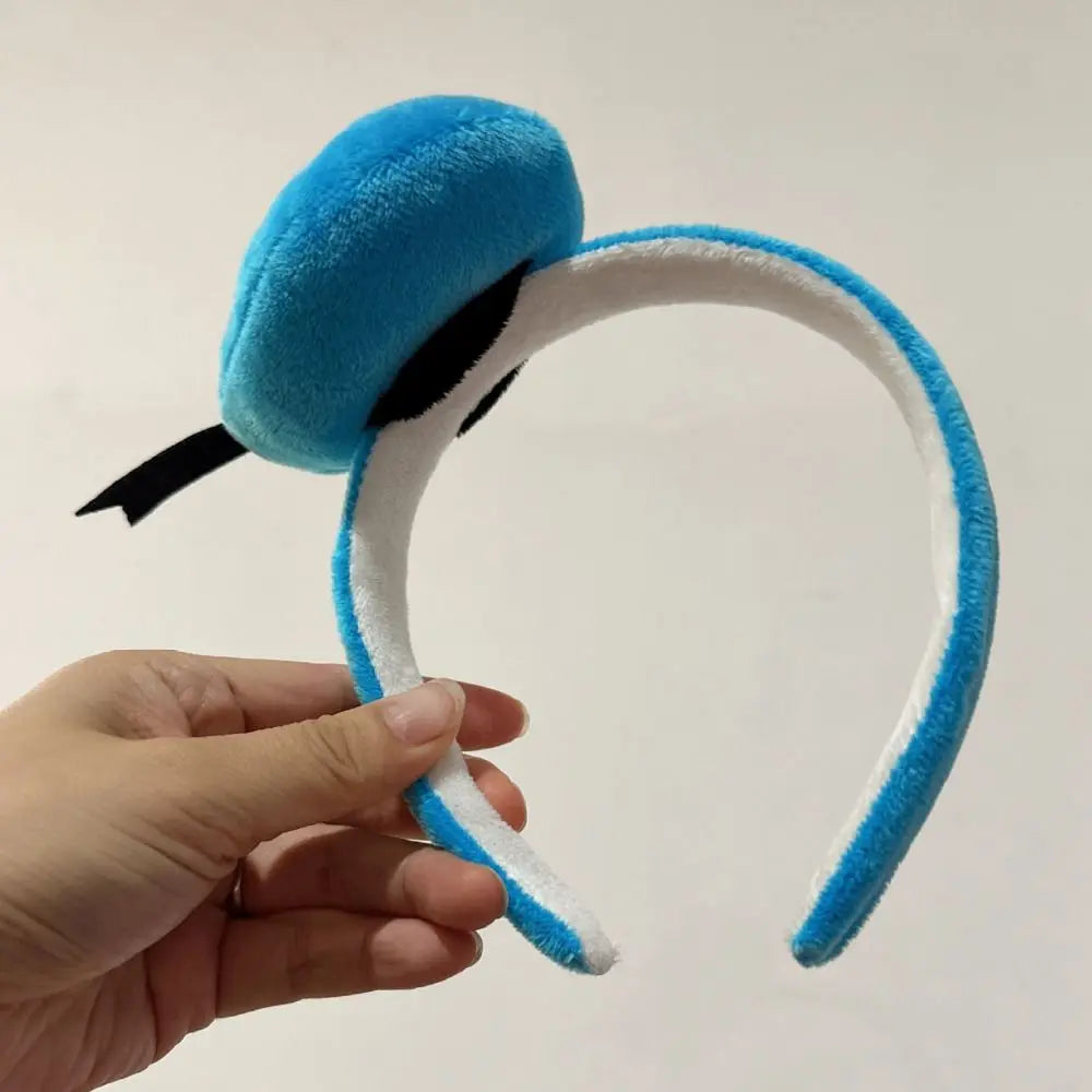 Funny Sky Blue Sailor Hat Hairband Fun Accessory Cartoon Wash Face Headband Cartoon Headgear Party Event