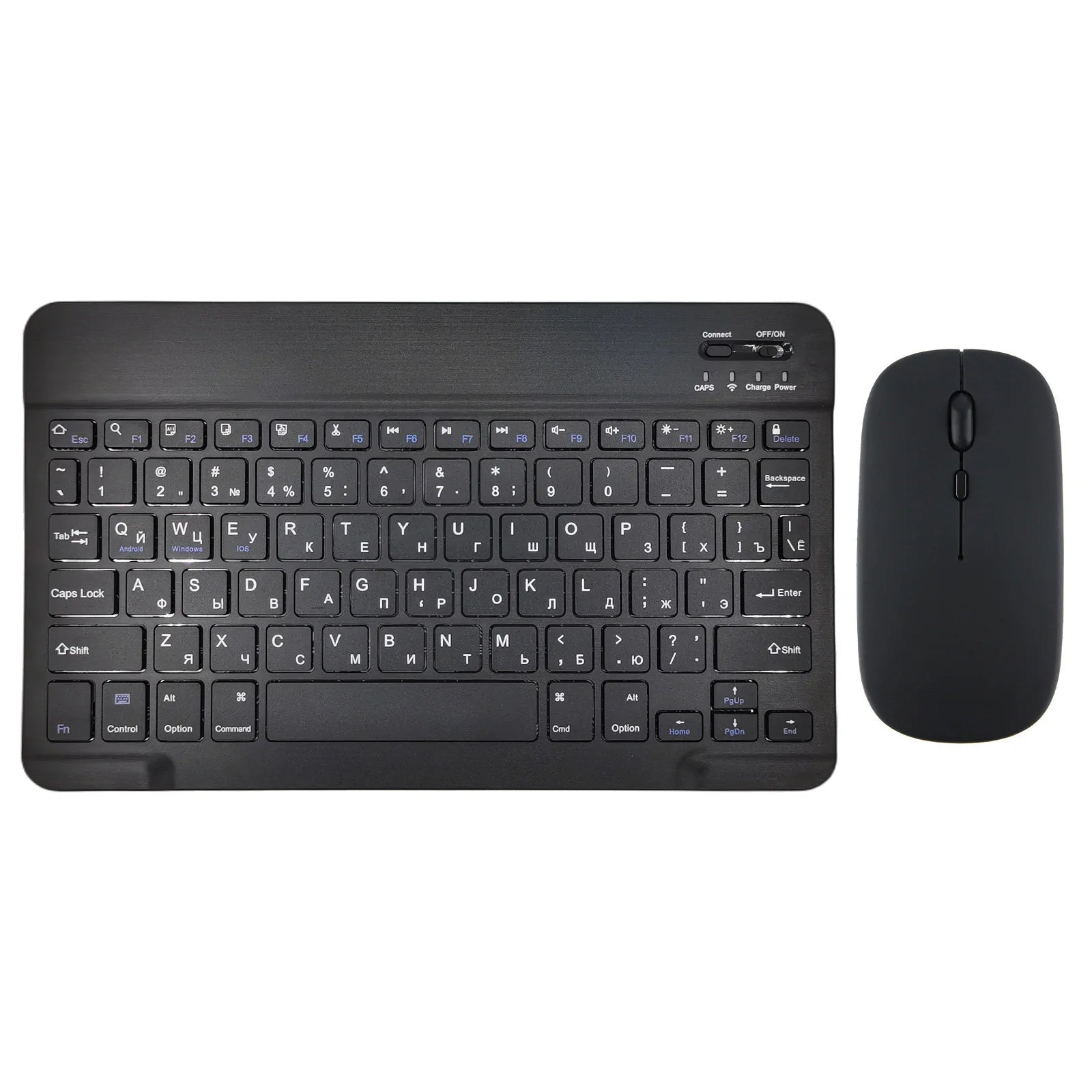 Bluetooth Wireless Keyboard Mouse Russian Spanish Korean For iPad Xiaomi MiPad Samsung Huawei MatePad Tablet Laptop IOS Android