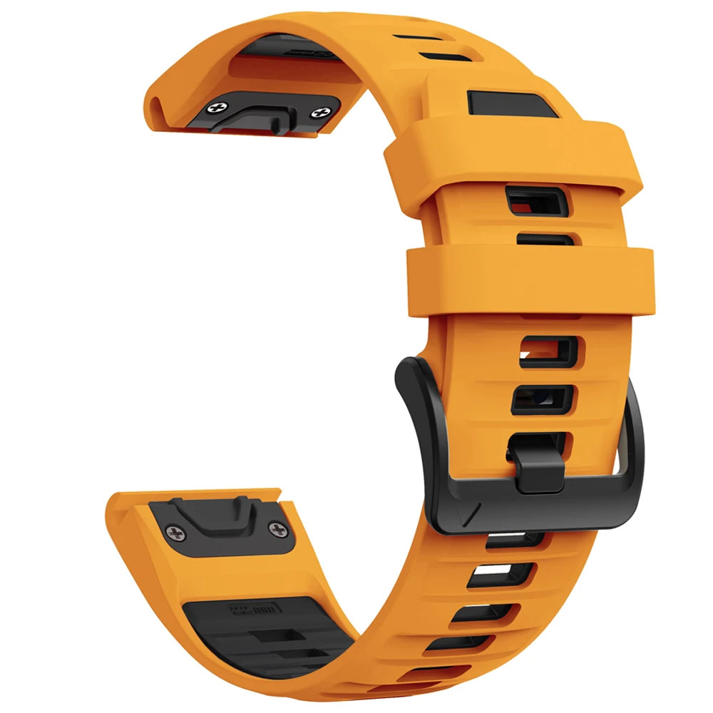 Fenix8 Watch Band For Garmin Fenix 8 Pro 47mm 51mm E 7 7X 6 6X/Epix Pro/Tactix8 970 965 QuickFit 22mm 26mm Sports Silicone Strap