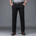 Classic Style Summer Men's Thin Cotton Casual Pants Business Fashion Stretch Loose Straight Beige Trousers Male Brand Clothes