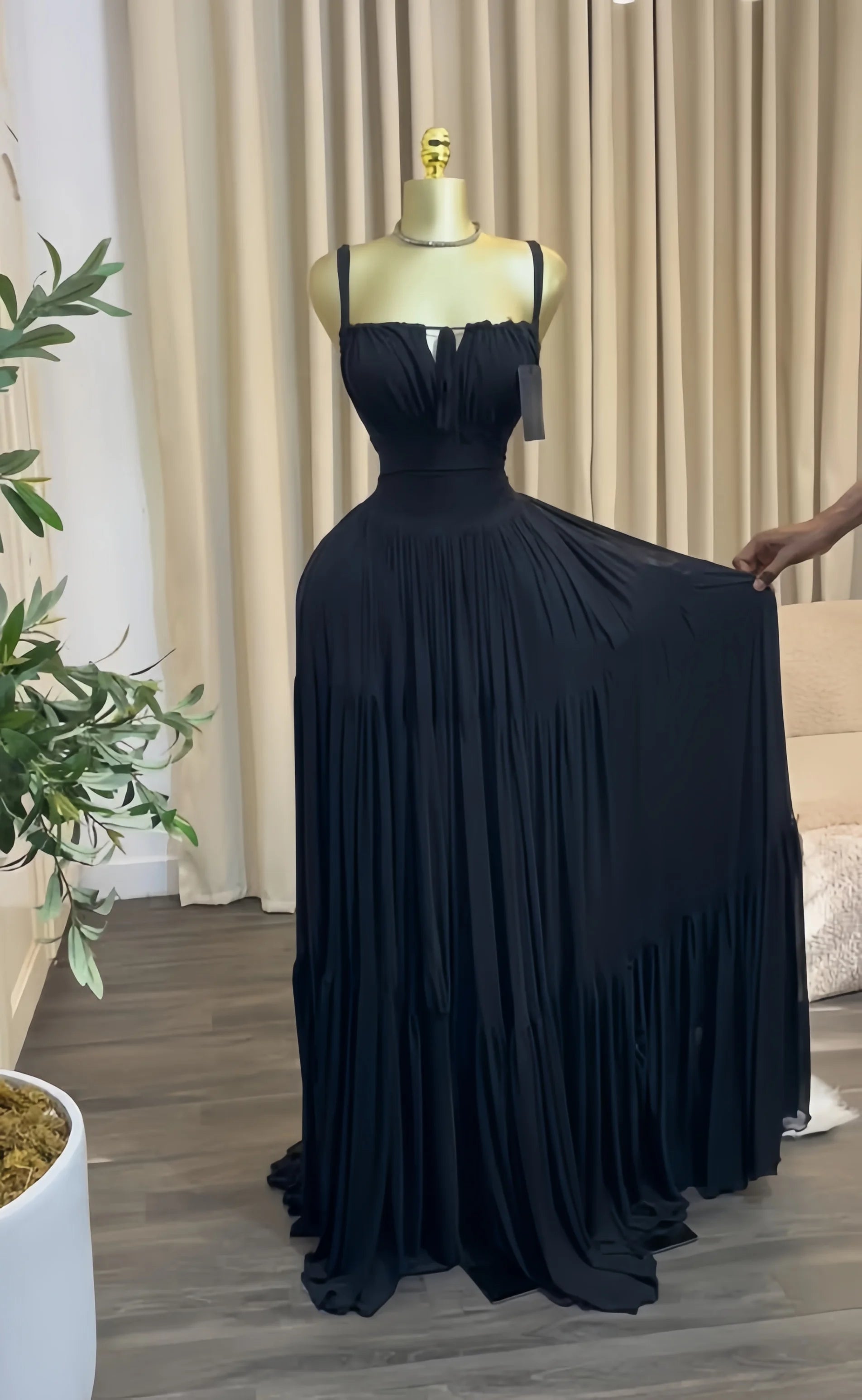 CM.YAYA 2026 Summer Women Halter Sleeveless Strapless Long Maxi Dress Slim Evening Birthday Beach Sexy Vacation Party Dresses