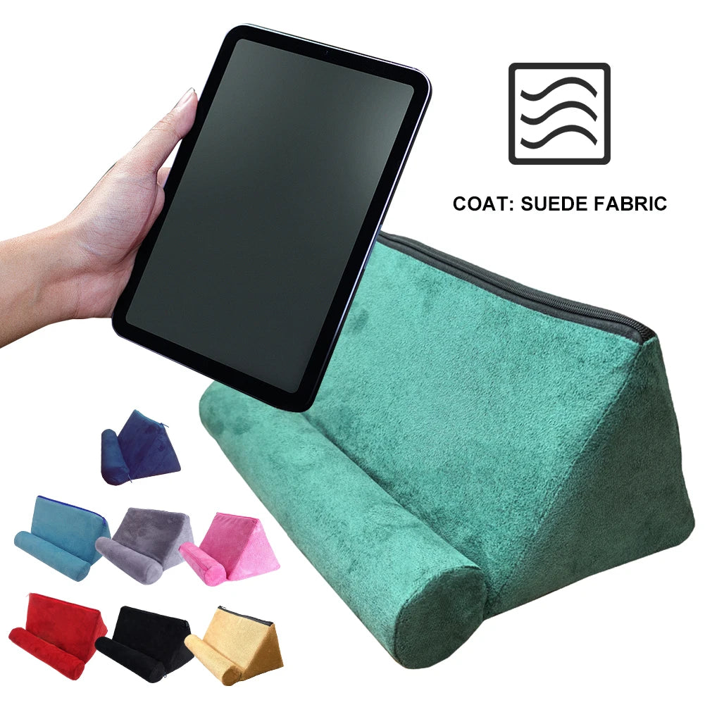 Sponge Pillow Tablet Holder for IPad Tablet Pillow Stand Cushion Laptop Tablet Holder Mobile Phone Support Pillow Reading Stand