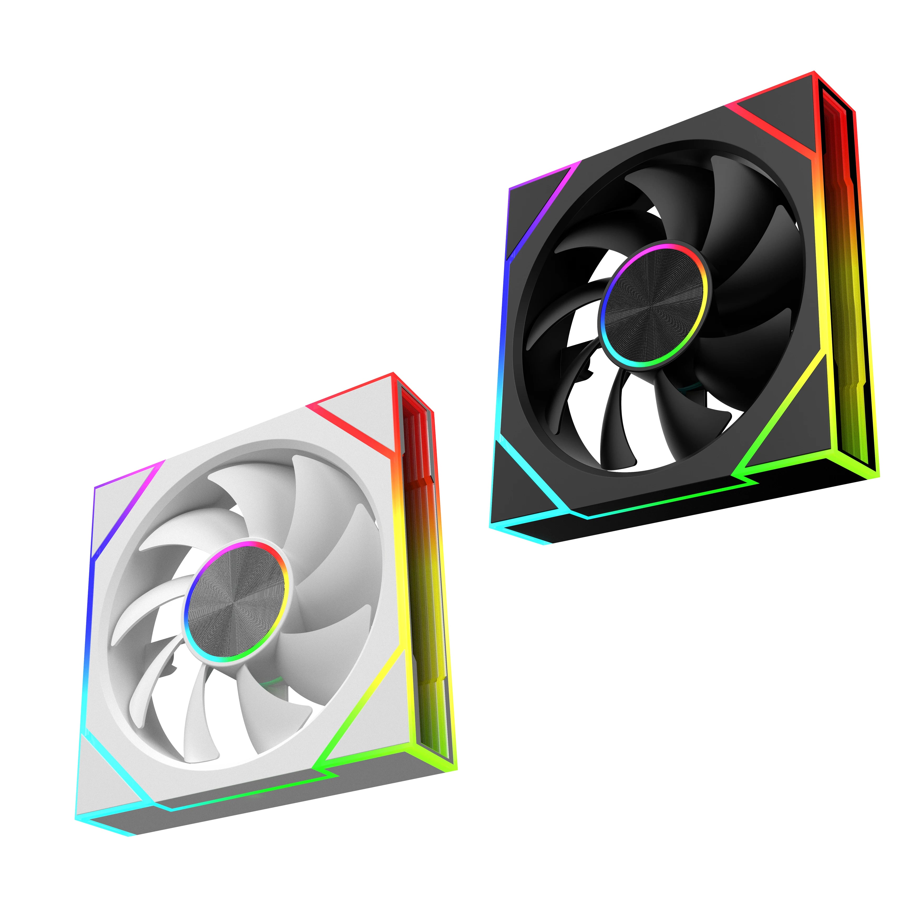 ICE Whale WZ-120/240/360 PC Case Fan ARGB Motherboard Sync Combination Structure Cold Exhaust Cooling Fan Ventilador
