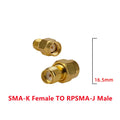 2PCS SMA to SMA Adapter SMA Male Female to Male Female RP SMA Straight 3 Way Right Angle 90 135 Degree RF Connector for Antenna