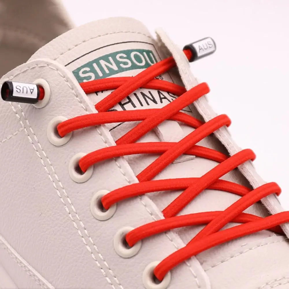 1 pair Shoelaces No Tie Shoelaces Multicolors Elastic Lace Shoelace Creative Lazy Silicone Laces Rubber Shoelace Buckle