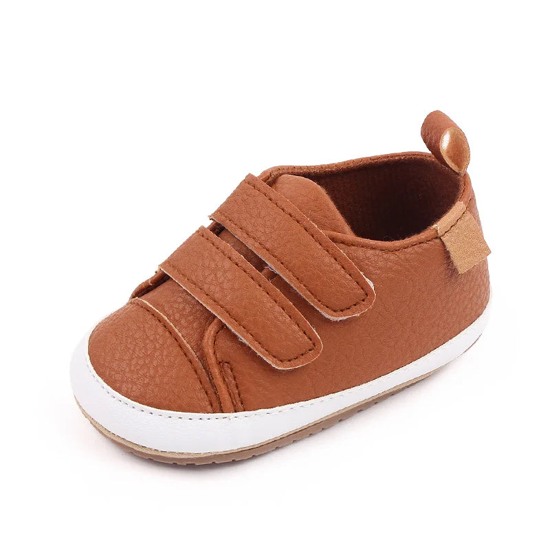 Baby Casual Sneaker Spring and Autumn Soft PU and TPR Sole Anti-slip High Quality Hot Selling 2023 New Fashion for Toddler 0-12M