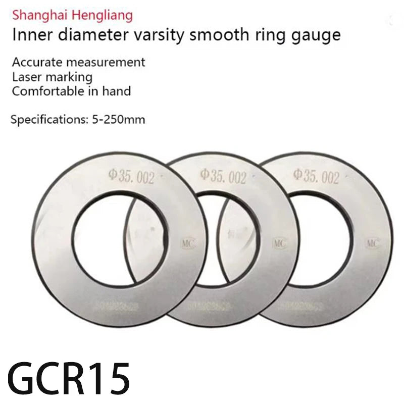 5-250 Full Specification High-Precision Smooth Calibration Ring Gauge, Inner Diameter Calibration Ring Gauge, Smooth Ring Gauge
