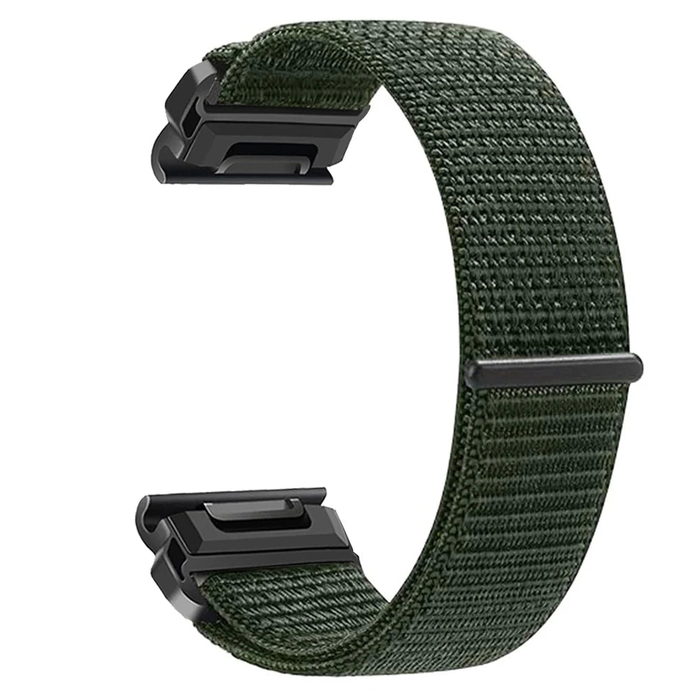 26mm 22mm Nylon QuickFit Strap For Garmin Fenix 8 8Pro E 7 7X 6 6X 5X/Forerunner 970 965/Enduro 3/Instinct 3 2X Sport Watch Band