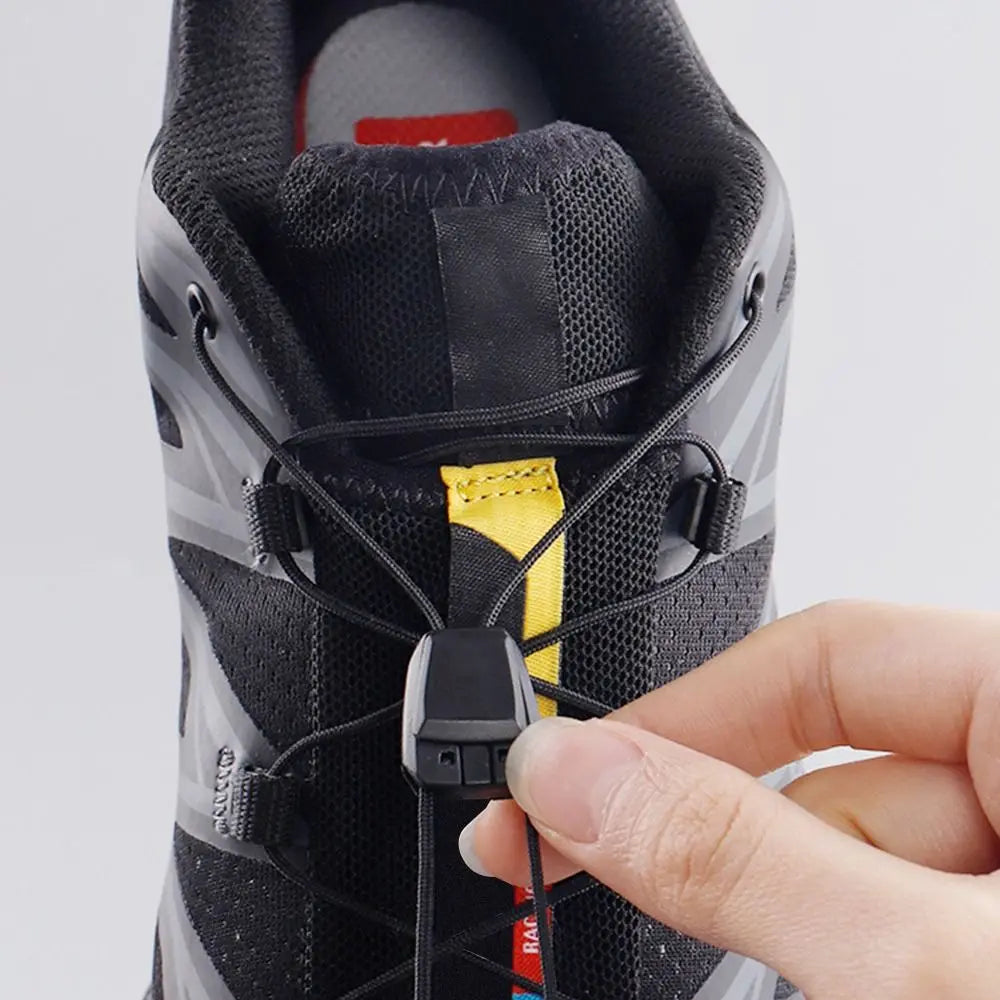 1Pair Without Ties Quick Lace Kit Round Tennis Creative No Tie Shoelaces Running Sneakers Shoelaces for Salomon Shoe Accessories