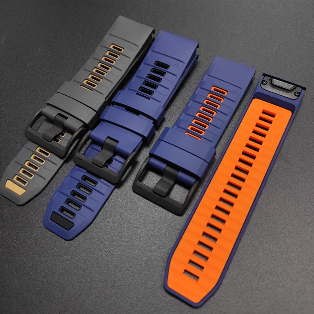 Sport Strap Silicone Watch Band 22mm 26mm For Garmin Fenix 8 Pro E 7 7X 6 6X 5 5X Plus Quick Release Bracelets Women Men Correa