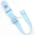 Fixed Button Baby Pacifier Clips Chains Ribbon Dummy Soother Holder Chains Anti-drop Buckle Strap for Pacifier Baby Feeding Gift