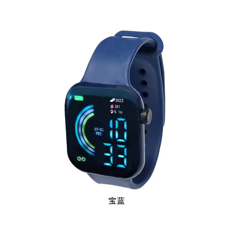 Child Watch Ultra Light LED Digital Watch for Kids Boy Girl Sports Silicone Wristband Electronic Clock Relogio Infantil