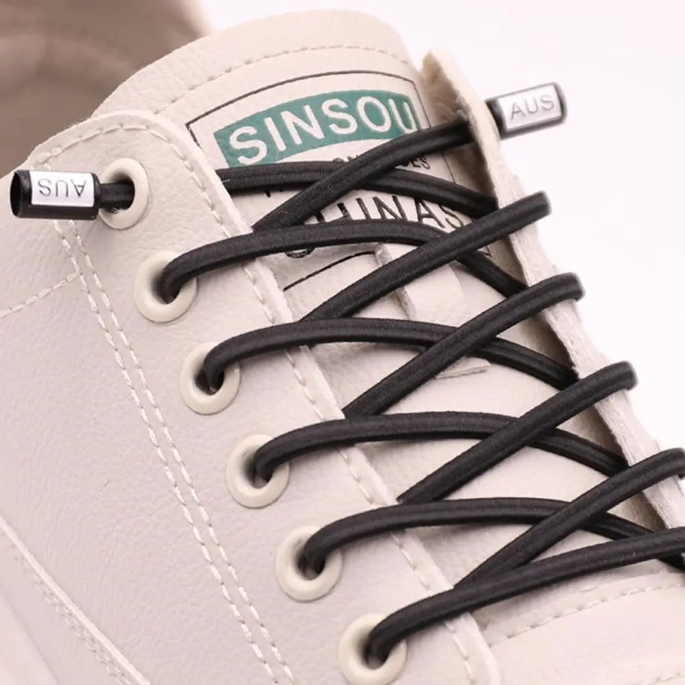 1 pair Shoelaces No Tie Shoelaces Multicolors Elastic Lace Shoelace Creative Lazy Silicone Laces Rubber Shoelace Buckle