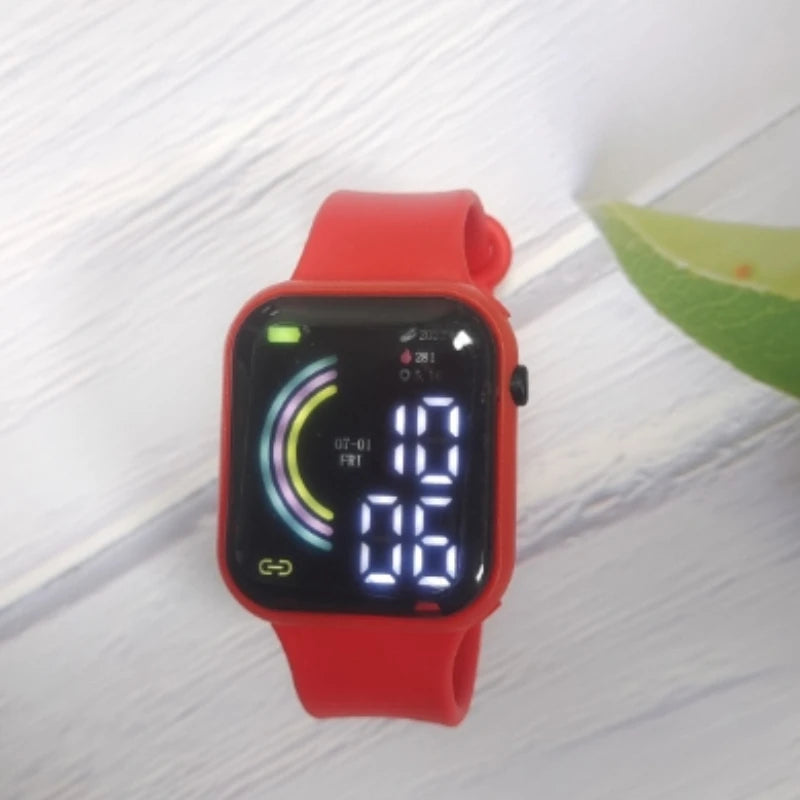 Child Watch Ultra Light LED Digital Watch for Kids Boy Girl Sports Silicone Wristband Electronic Clock Relogio Infantil