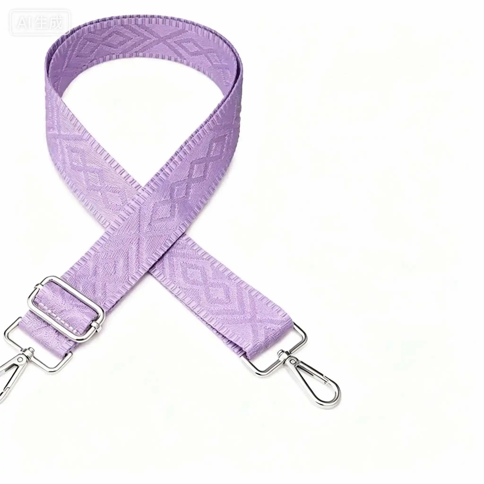 3.8cm Wide Jacquard Bag Strap Adjustable Replacement Crossbody Shoulder Strap for Handbags