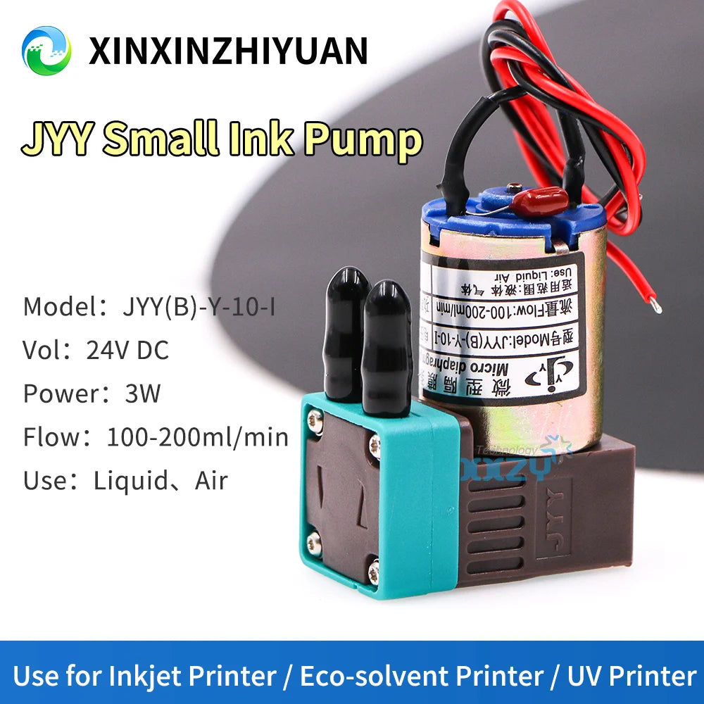 JYY(B)-Y-10-I Small Ink Pump for Wit-color Gongzheng Allwin Inkjet Printer 3W 24V 100ml-200ml Micro Diaphragm Pump