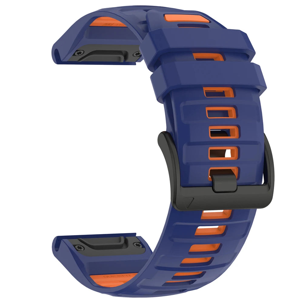 Fenix8 Watch Band For Garmin Fenix 8 Pro 47mm 51mm E 7 7X 6 6X/Epix Pro/Tactix8 970 965 QuickFit 22mm 26mm Sports Silicone Strap