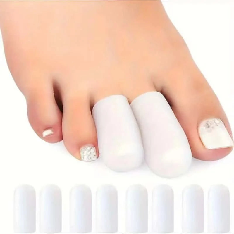2 Breathable Silicone Toe Caps, Specifically Designed for Big Toes - Reduces Calluses and Blisters, Durable and Comfortable, Suitable for Walking, Toe-Friendly, Comfortable Fit, Slip-On Design