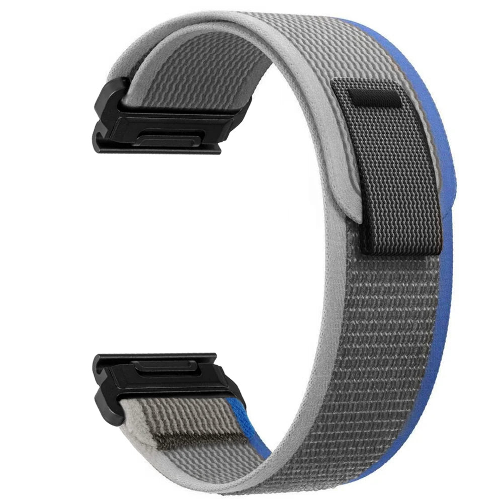 26mm 22mm Nylon QuickFit Strap For Garmin Fenix 8 8Pro E 7 7X 6 6X 5X/Forerunner 970 965/Enduro 3/Instinct 3 2X Sport Watch Band