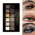 Professional 12 Colors Eyeshadow Palette Natural Shimmer Matte Nudes Cosmetic Eye Makeup Plate for Makeup Artists