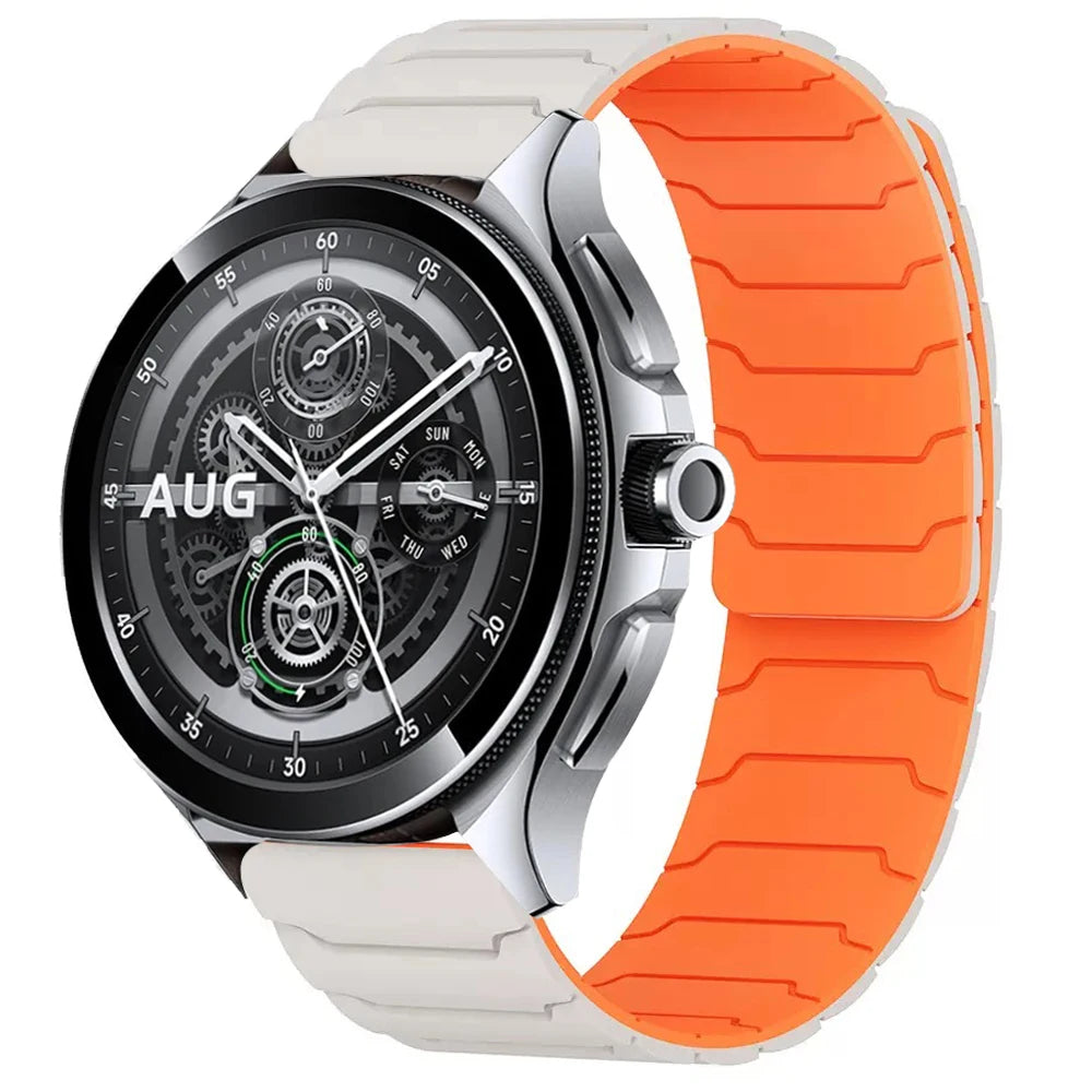 20/22mm Magnetic Band For Xiaomi Watch 2 Pro/Color 2/Mi Watch S1 S4 Sport Strap For Amazfit Bip 6 5/BALANCE 2 Silicone Bracelet