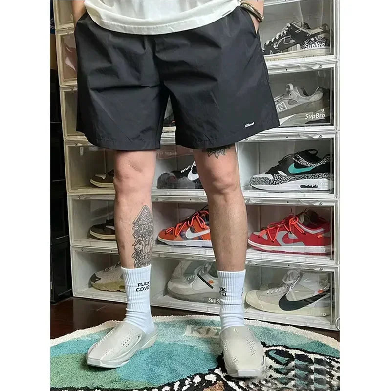 JJJJOUND joint nylon solid color classic quick-drying shorts drawstring loose sports beach pants men and women couple trend