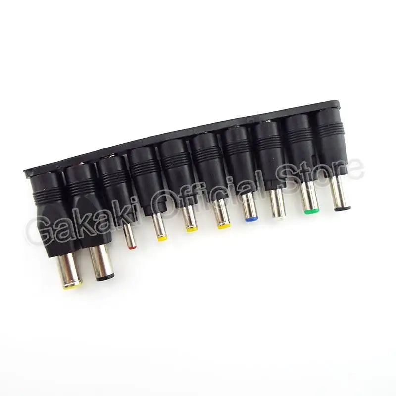 10Pcs/set Universal Laptop Charging Power Bank DC Plug Jack Adapter DC 5.5*2.1mm Female to Male Interface Conversion Connector