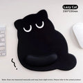 Big-eyed Cat Mouse Pad Non-Slip Comfortable Wrist Rest Typing Pad Dirt-resistant Soft Ergonomic Mouse Pad For Computer Office