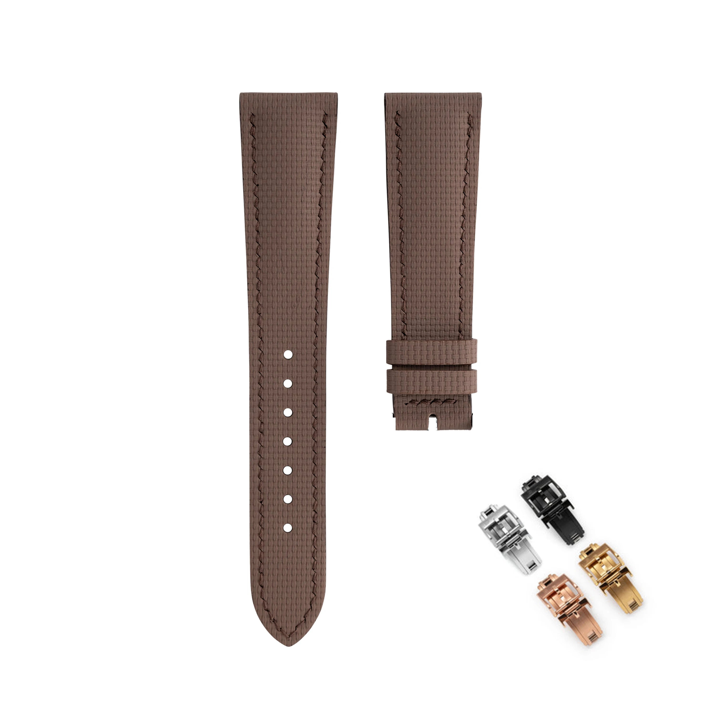 FKM Rubber Sailcloth Watch Strap 18mm 19mm 20mm 21mm 22mm Watch Bands Fit For Omega Seamaster 150 Omega Speedmaster Swatch