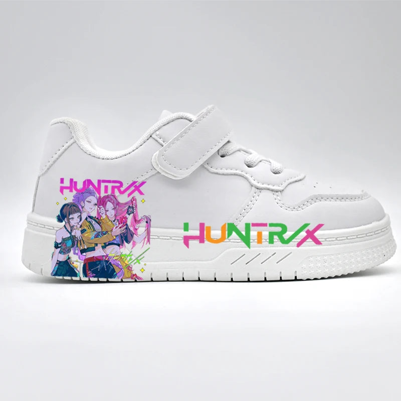 Children's Student Fashion Casual Shoes Kids New Design KPOP White Sport Shoes Boys Girls Anti-slip Outdoor Breathable Sneakers