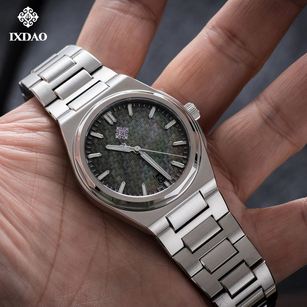 IX&DAO 2025 New Warrior 37mm Men's Automatic Mechanical Watch Miyota 9015 Top Sapphire BGW-9 Stainless Steel Waterproof 10Bar