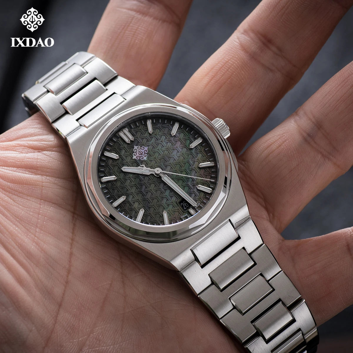 IX&DAO 2025 New Warrior 37mm Men's Automatic Mechanical Watch Miyota 9015 Top Sapphire BGW-9 Stainless Steel Waterproof 10Bar