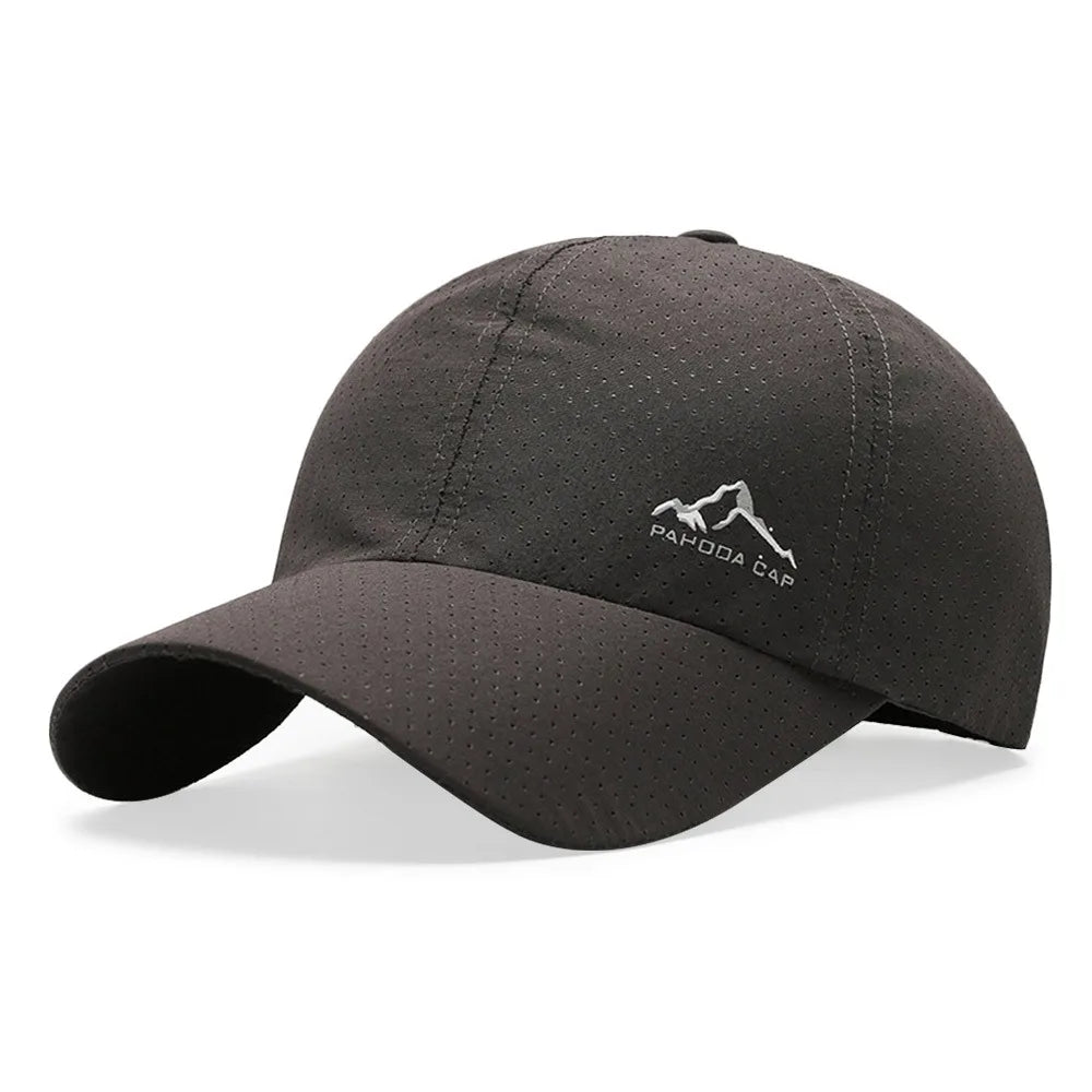 Casual Quick Dry Summer Baseball Cap Breathable UV Protection Sun Hats Adjustable Sports Cap Men Women