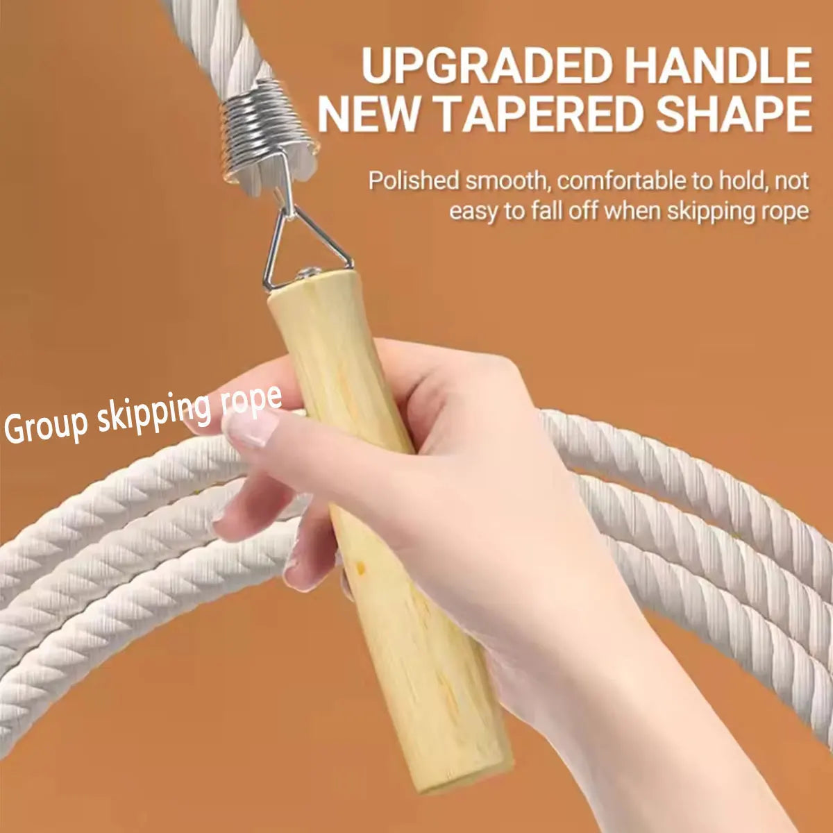 3/5/7/10/15m Team Multi Person Skipping Rope, Bolding Team Activity Skipping Rope Anti Slip Handle School Collective Exercise