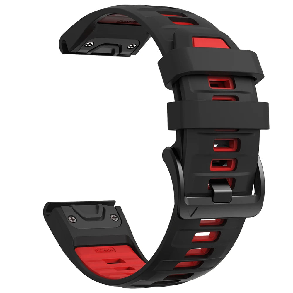 Fenix8 Watch Band For Garmin Fenix 8 Pro 47mm 51mm E 7 7X 6 6X/Epix Pro/Tactix8 970 965 QuickFit 22mm 26mm Sports Silicone Strap