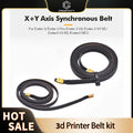 Ender 3/V2/Pro/S1/ CR6 SE/Ender-3 V3 SE/Ender3 V3 KE/Ender3 NEO 3D Printer Parts X+Y Axis Rubber Open Timing Belt