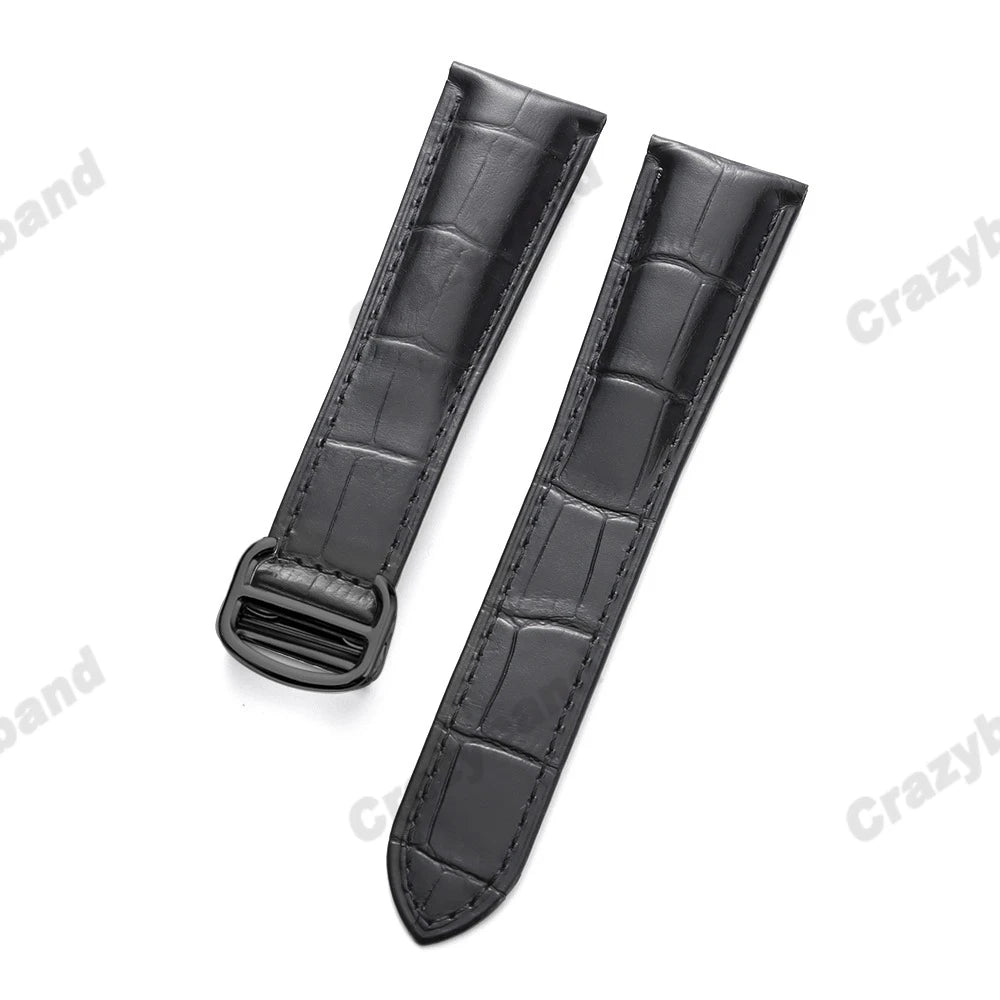 Genuine Leather Watch Strap for Cartier Tank London Solo Business Men‘s Soft Bracelet High Quality New Wrist Band 18mm 20mm 22mm
