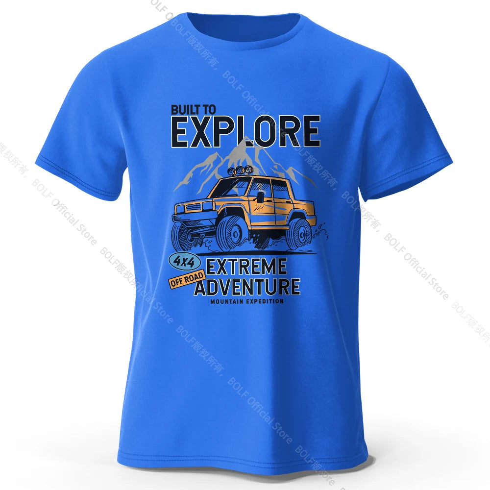 Vintage Rally Crest Printed Unisex Men Women T-Shirt Tees Tops 100% Cotton Weatherproof Patina Graphic Adventurer Gear