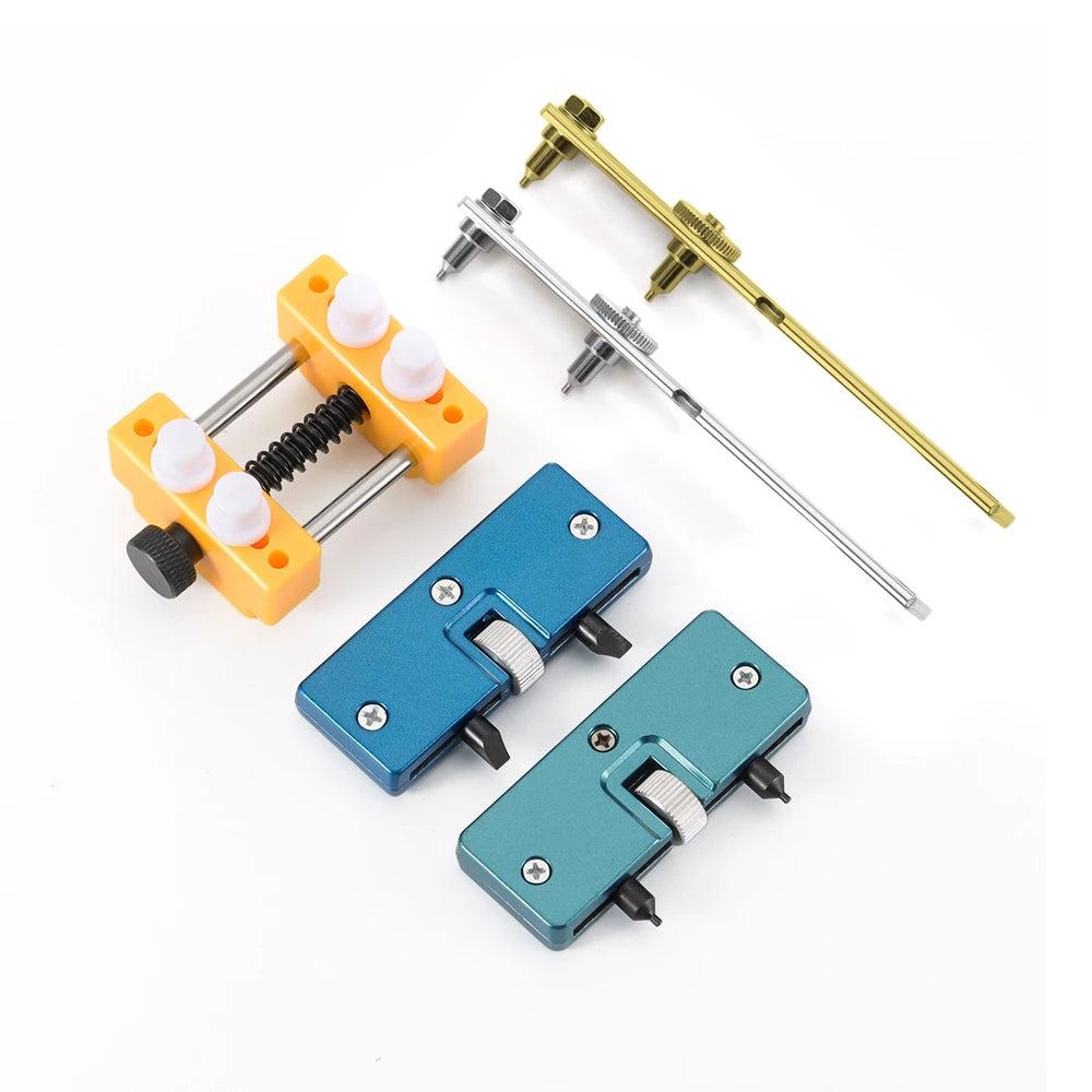 1 Set Adjustable for Watchmaker Repair Tool Watch Back Case Cover Holder Remover Opener Safety Stainless Steel Watch Accessories
