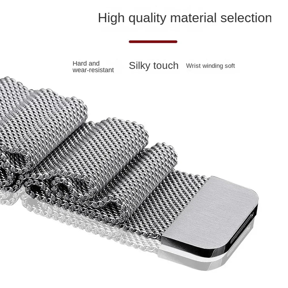 20mm/22mm Milanese band For Amazfit GTS/2/2e/3/4/GTS2 Mini/GTR 42mm/47mm/GTR2/3/4/Pro stratos Metal Bracelet Amazfit bip strap