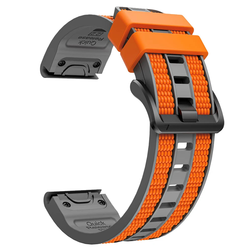 Fenix8 Watch Band For Garmin Fenix 8 Pro 47mm 51mm E 7 7X 6 6X/Epix Pro/Tactix8 970 965 QuickFit 22mm 26mm Sports Silicone Strap