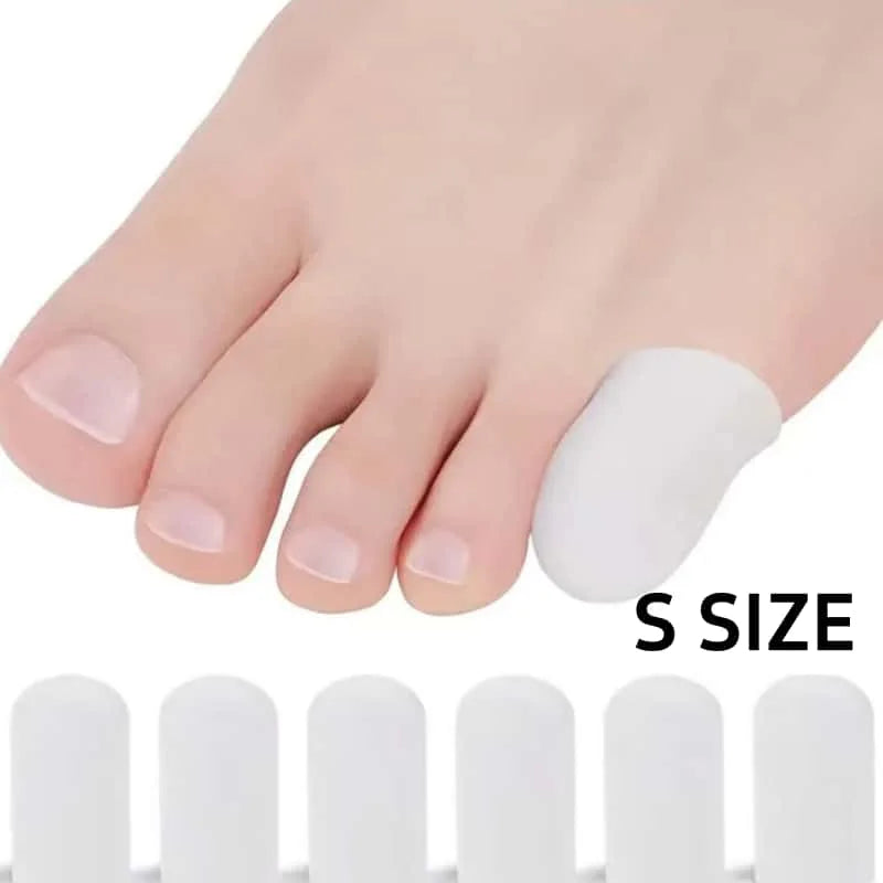 2 Breathable Silicone Toe Caps, Specifically Designed for Big Toes - Reduces Calluses and Blisters, Durable and Comfortable, Suitable for Walking, Toe-Friendly, Comfortable Fit, Slip-On Design