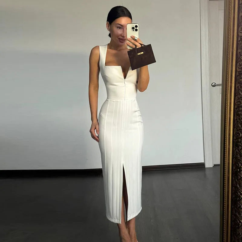 Sexy Printed Sling Waistband Dress Women Urban Sleeveless Square Collar Closed Waist Mini Dress Female 2026 Summer Lady Robes