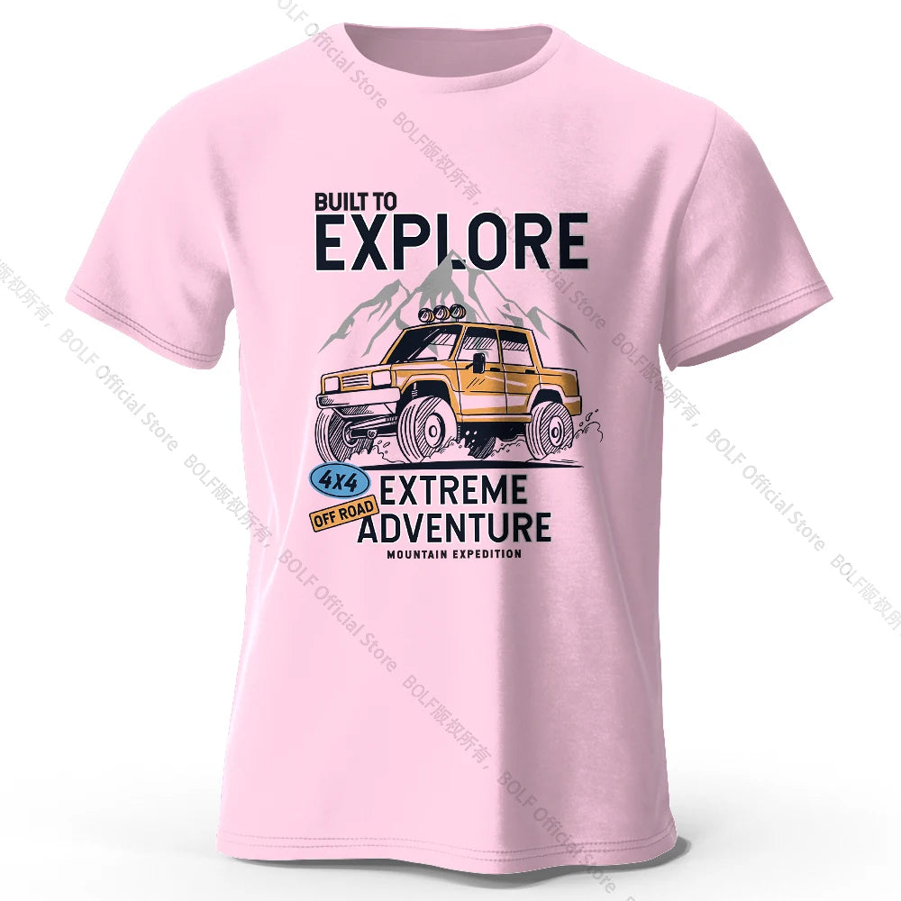 Vintage Rally Crest Printed Unisex Men Women T-Shirt Tees Tops 100% Cotton Weatherproof Patina Graphic Adventurer Gear
