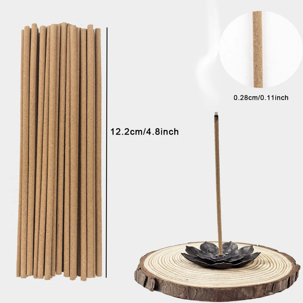 44Pcs/Box Thick 0.28cm Incense Sticks, Palo Santo Incense Sticks, Made from Natural Incense Powder, Suitable for Home, Yoga, Leisure, Reading, Hiking, Gatherings, and Travel, Essential Aromatherapy, Purifies the Air