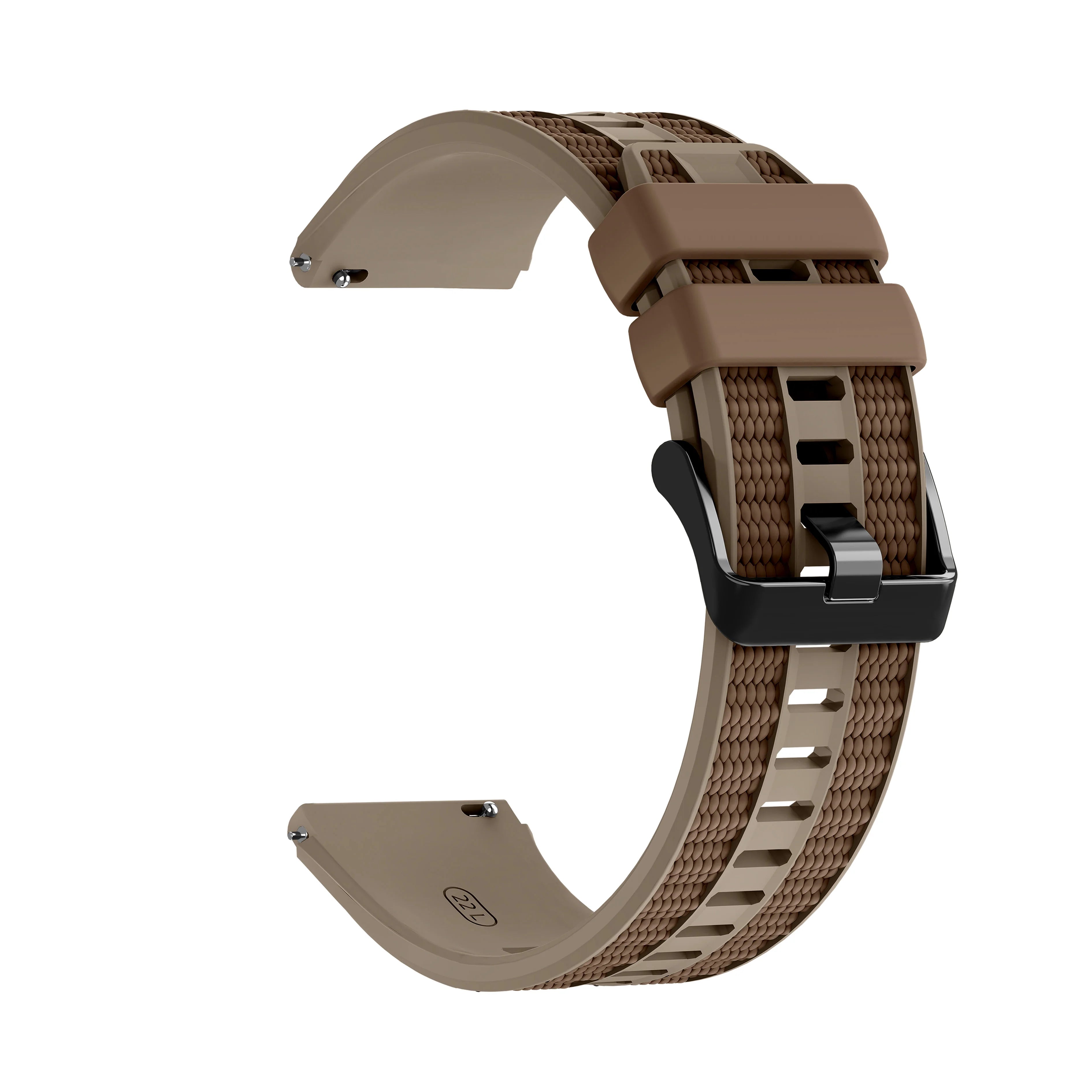 Two-Tone Silicone Strap 22mm For Huawei Watch Ultimate 2 / GT 6 5 Pro 46mm / GT4 GT3 GT2 / Watch 5 4 3 Band Watchband Bracelet