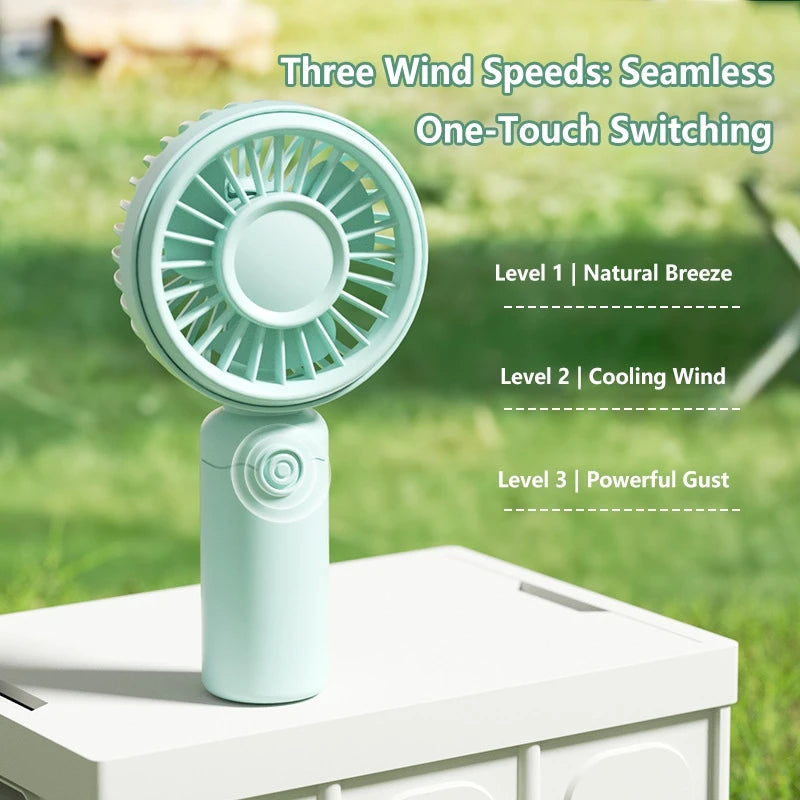 New Mini Fan Portable Mini USB Rechargeable Quiet Fans Table Makeup Eyelash Cooler Kids Outdoor Office Travel Air Cooler Fan