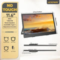 LESOWN 11.6 14 16 inch 4K Portable Monitor 2.5K 120Hz Wide Screen USB-C Display with Holder for Laptop Phone Xbox PS4 PS5 Switch