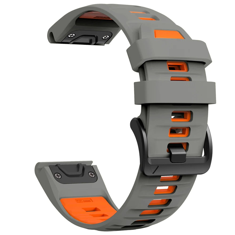 Fenix8 Watch Band For Garmin Fenix 8 Pro 47mm 51mm E 7 7X 6 6X/Epix Pro/Tactix8 970 965 QuickFit 22mm 26mm Sports Silicone Strap